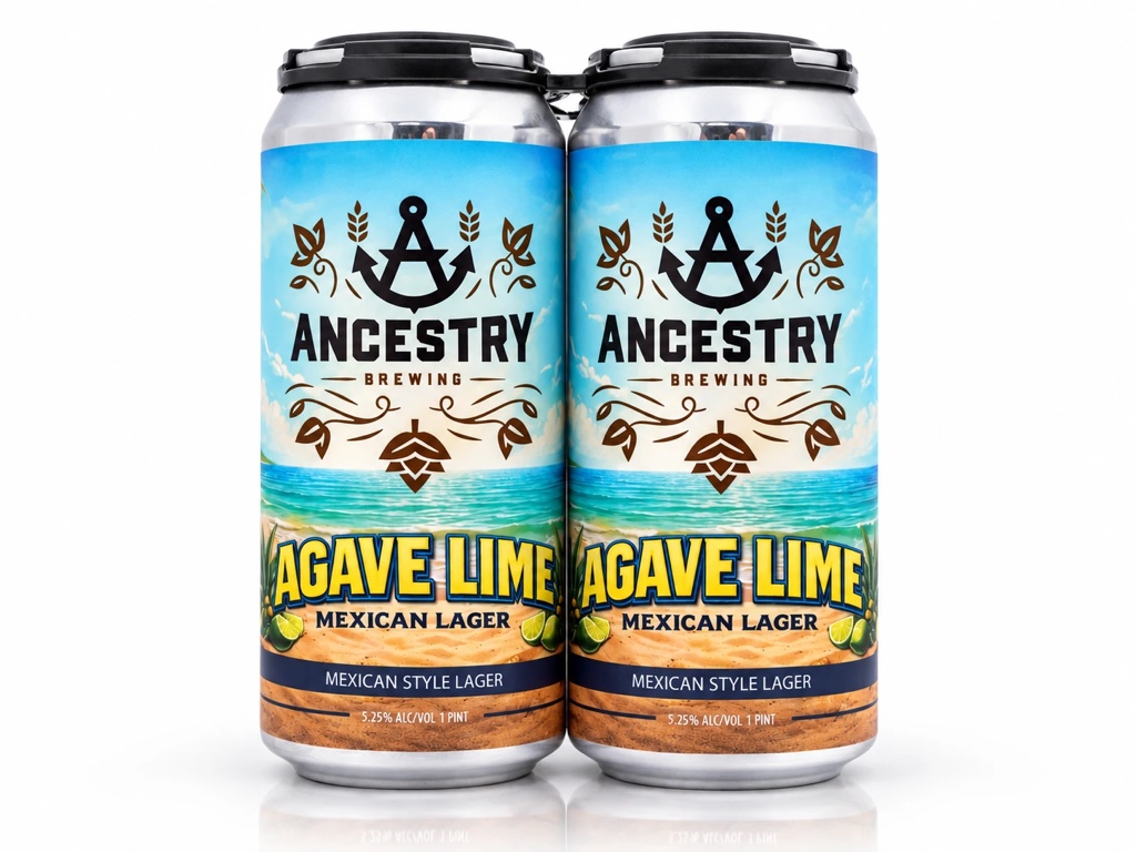 Agave Lime Mexican Lager 16oz cans
