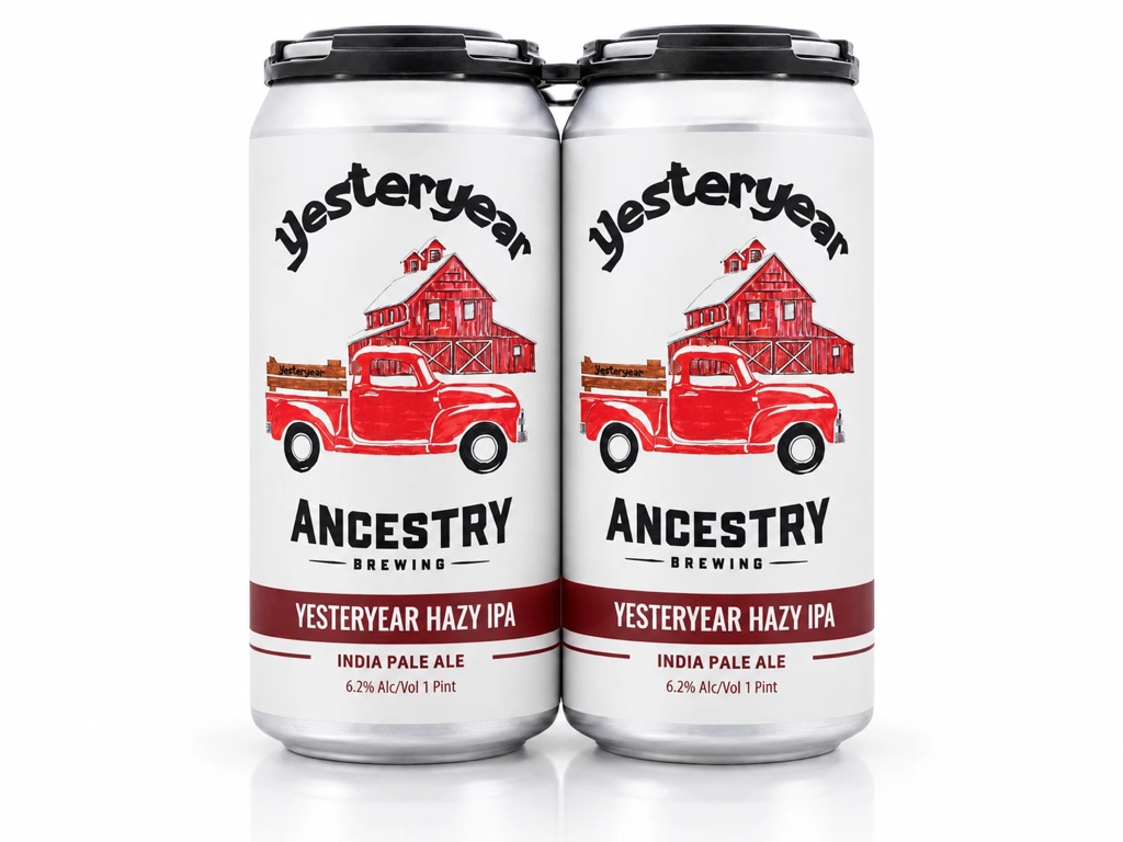 Yesteryear Hazy IPA cans