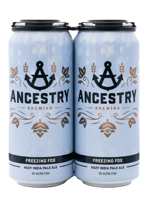 Freezing Fog hazy IPA cans
