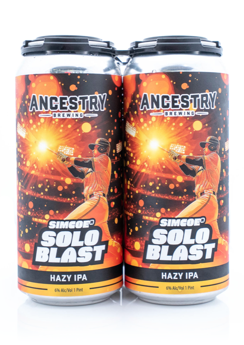 Solo Blast hazy IPA cans